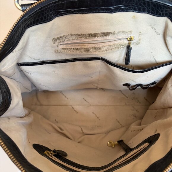Brahmin Arno Satchel Leather Melbourne Embossed Handbag...